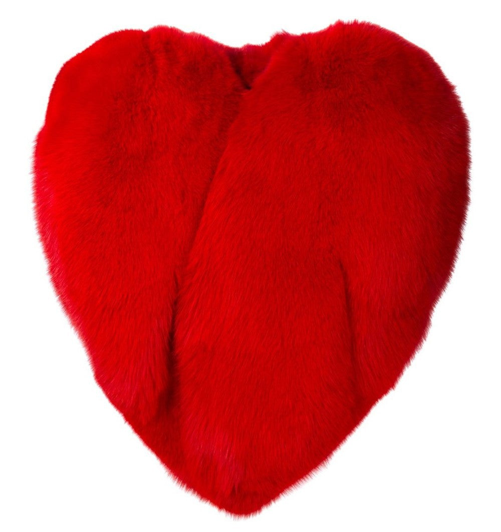European And American Sweet Peach Heart Environmental Fur Cloak Coat