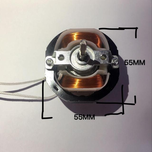 Fan heater motor