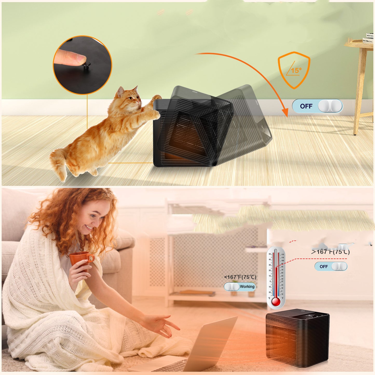High-power heater