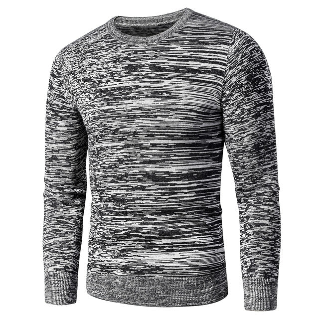 Slim Fashion Men Sweater Jacket Warm Soild Casual New Winter