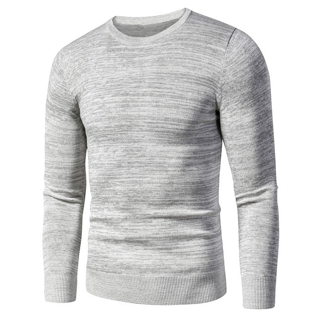 Slim Fashion Men Sweater Jacket Warm Soild Casual New Winter