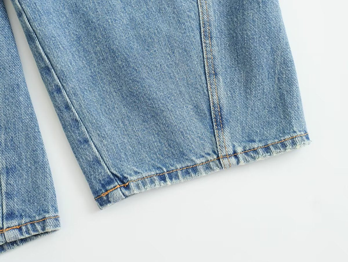 Summer Women's European And American Wind Waist Jeans