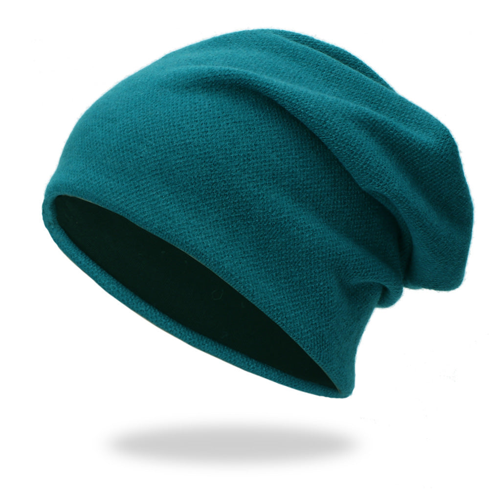 Three-color Women's Outdoor Knitted Hat