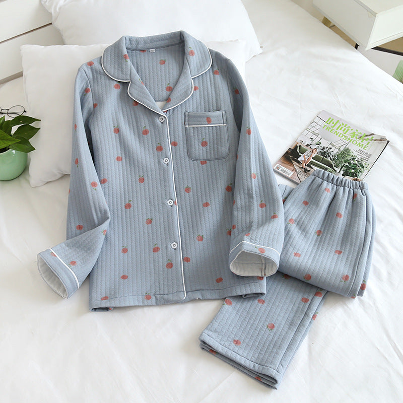 Women's Fashionable Autumn And Winter Long-sleeved Homewear Suit