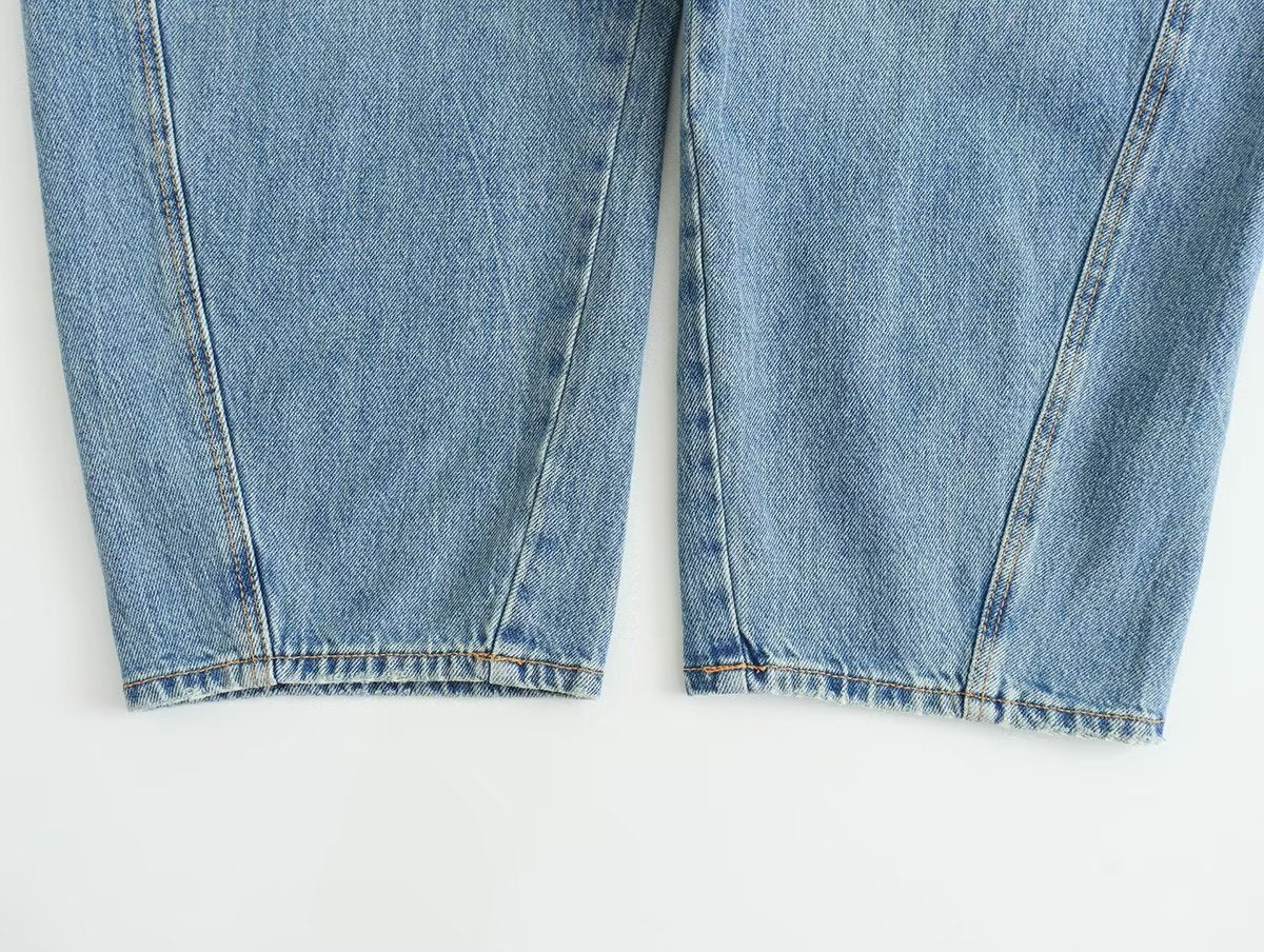 Summer Women's European And American Wind Waist Jeans