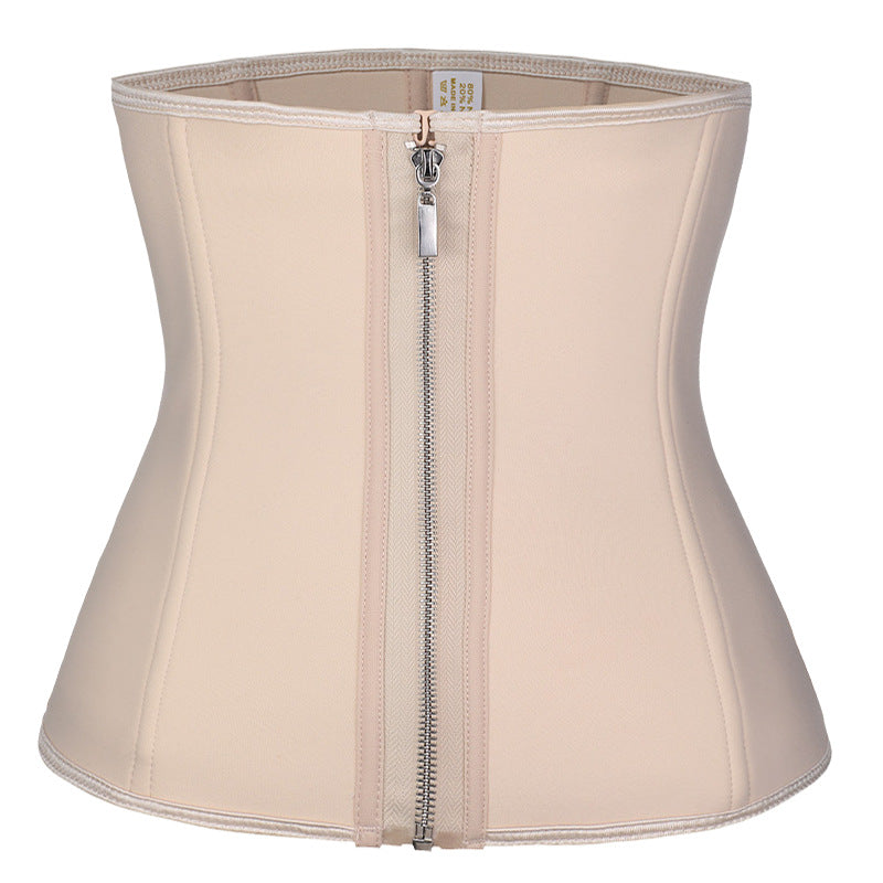 Women's Fashion Neoprene Zipper Breasted Corset