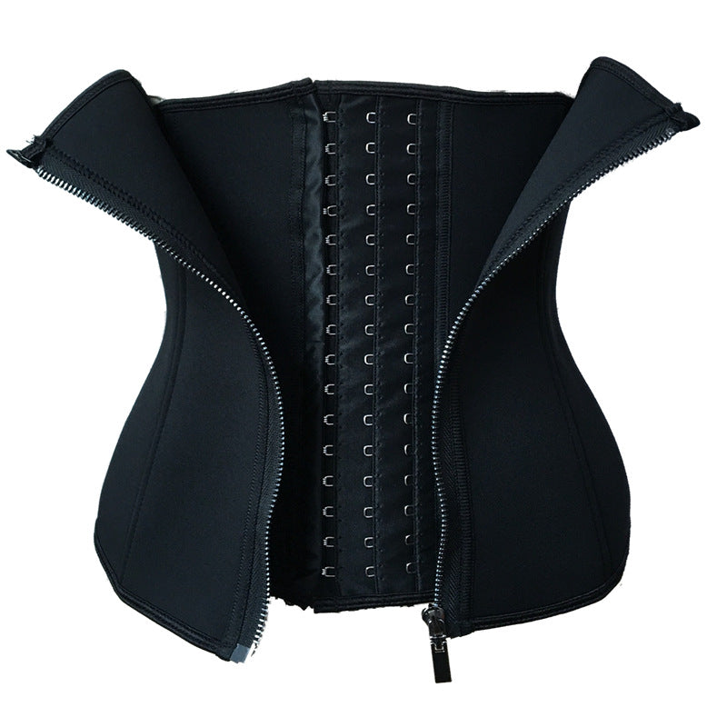Women's Fashion Neoprene Zipper Breasted Corset