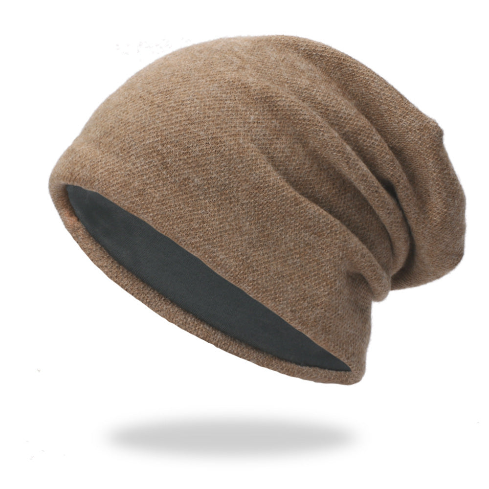 Three-color Women's Outdoor Knitted Hat
