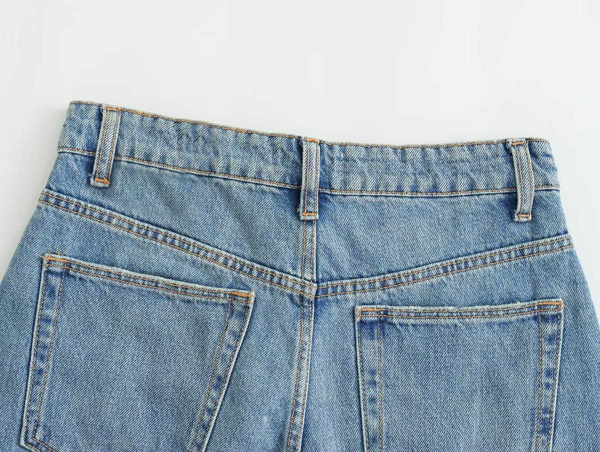 Summer Women's European And American Wind Waist Jeans