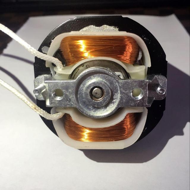 Fan heater motor
