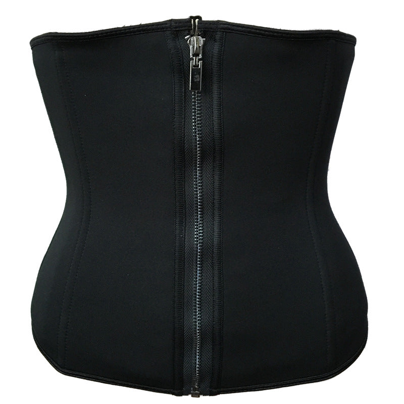 Women's Fashion Neoprene Zipper Breasted Corset