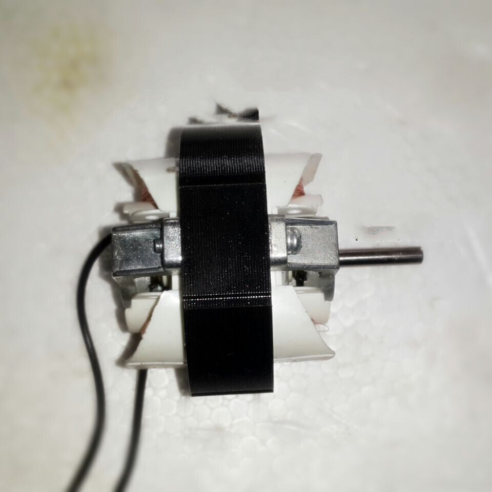 Fan heater motor