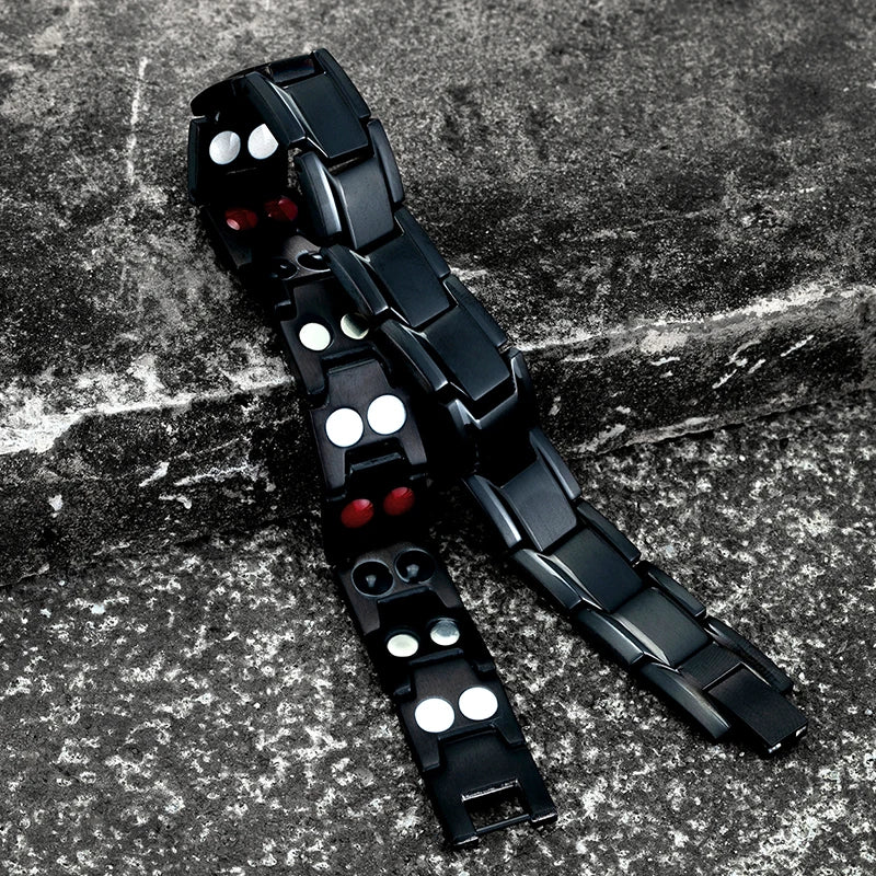 New Women's Men's Health Care Germanium Magnetic Bracelet for Arthritis and Carpal Tunnel titanium Steel Power Therapy Bracelets