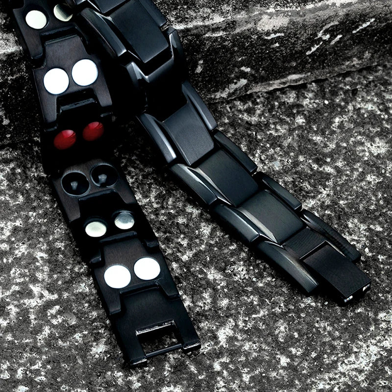 New Women's Men's Health Care Germanium Magnetic Bracelet for Arthritis and Carpal Tunnel titanium Steel Power Therapy Bracelets