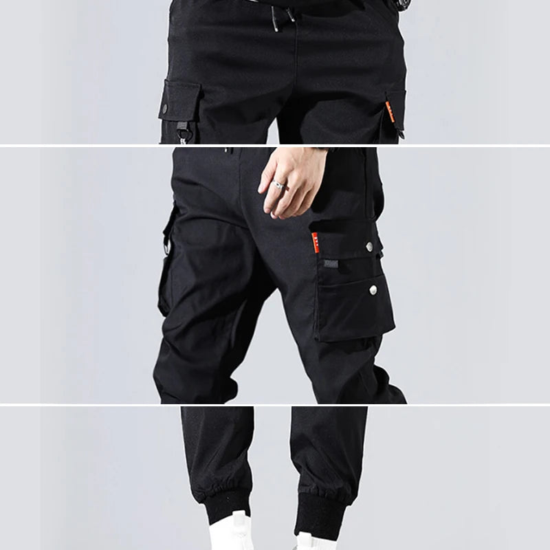 Male Sports Trousers Tactical Streetwear For Mens Jogging Black Cargo Pants Men Joggers Harajuku 2023 Spring Men's Clothing