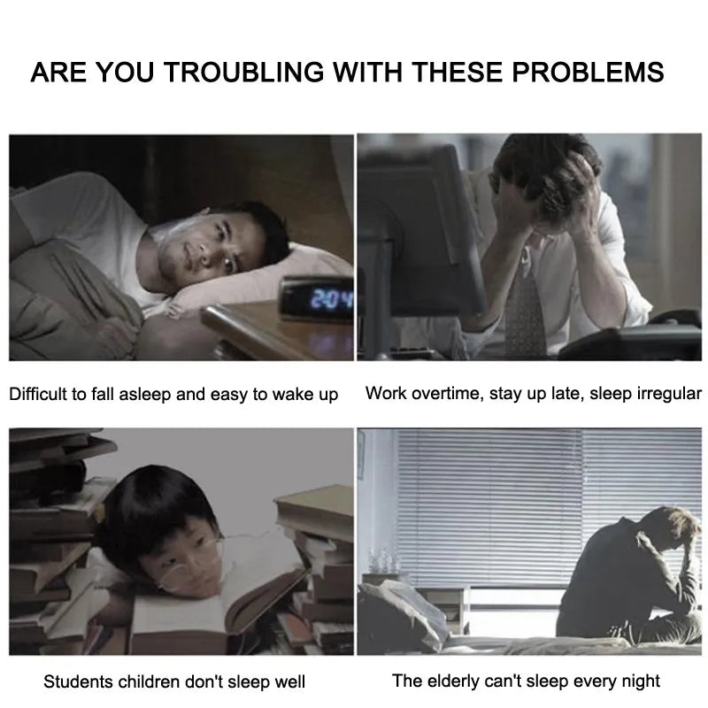 Electronic Sleep Aid Machine USB Insomnia Physiotherapy Tens Therapy No Sleep Anxiety Depression Electrotherapy Stimulator