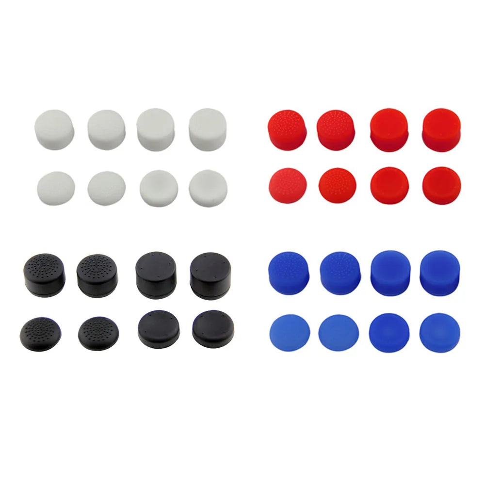 Silicone Gamepad Cover Case Skin for Dualshock 4 /PS4 /PS4 pro Slim Console Controller &Stick Grip Caps Anti-slip Joystick Cover