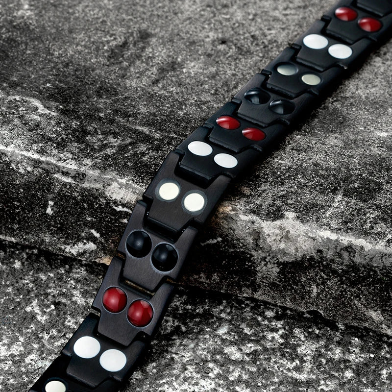 New Women's Men's Health Care Germanium Magnetic Bracelet for Arthritis and Carpal Tunnel titanium Steel Power Therapy Bracelets