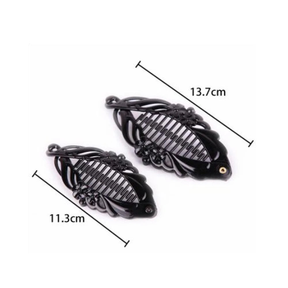 Fish Shape Hair Claw Rhinestone Clips Banana Barrettes Hairpins Hair Accessories For Women DIY Hair Styling