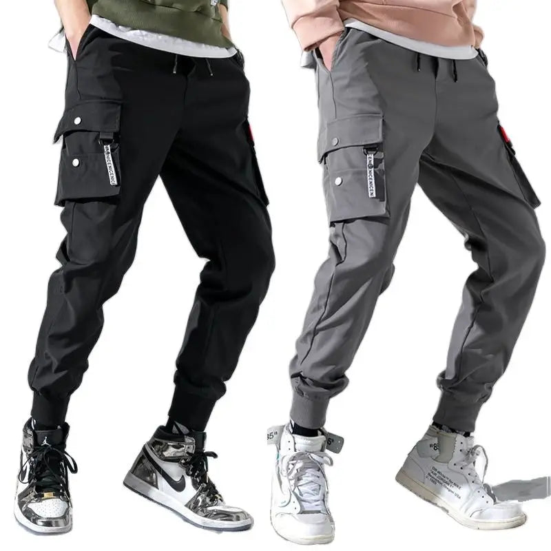 Male Sports Trousers Tactical Streetwear For Mens Jogging Black Cargo Pants Men Joggers Harajuku 2023 Spring Men's Clothing