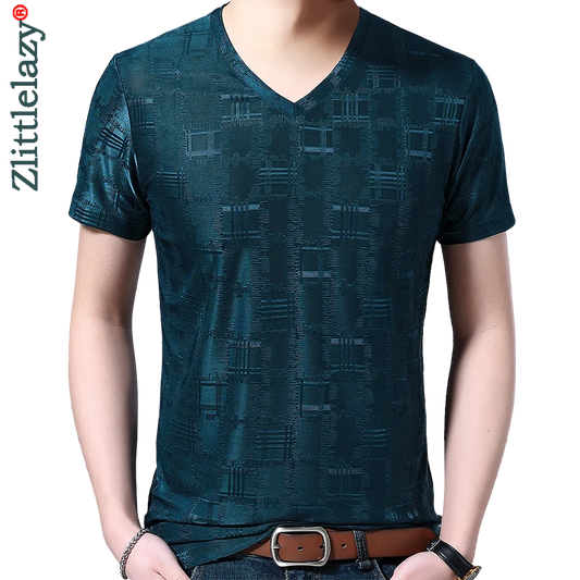 2022 Casual Short Sleeve T Shirt Men Tshirt Summer Men's Clothing Luxurious T-shirt Streetwear Fashion Tee Shirts Tshirts 52707