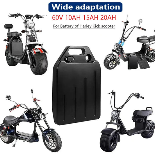 60V 20Ah 15Ah 10Ah  Battery Pack of Harley electric scooter for 350W-2000W Electric Scooter duty free