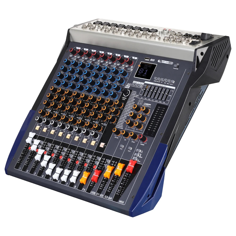 COKYIS 8/12/16 channel mixer stage performance family KTV live karaoke USB audio mixer Bluetooth mixer MP3 playback audio mixer