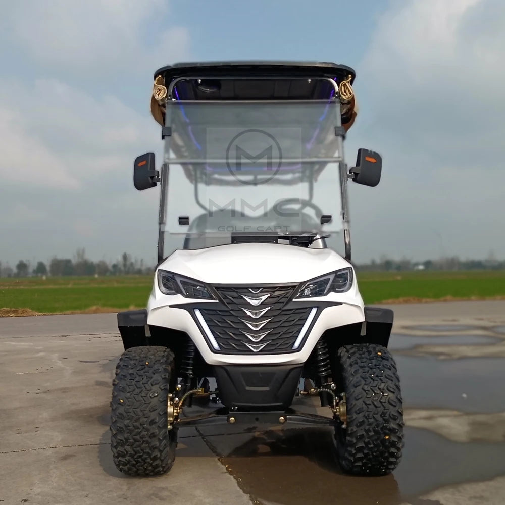 Wholesale Lithium Battery Golf Car 48V Adults Scooter Solar Panels Powered 4 6 Seater Offroad Beach Buggy Electric Golf Cart