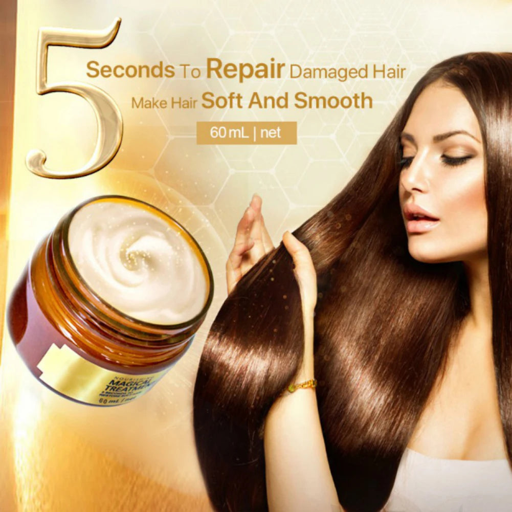 60/120ml Original keratin Hair Mask Magical keratin Hair Treatment Cream 5 Seconds Repairs Damage Hair Conditioner