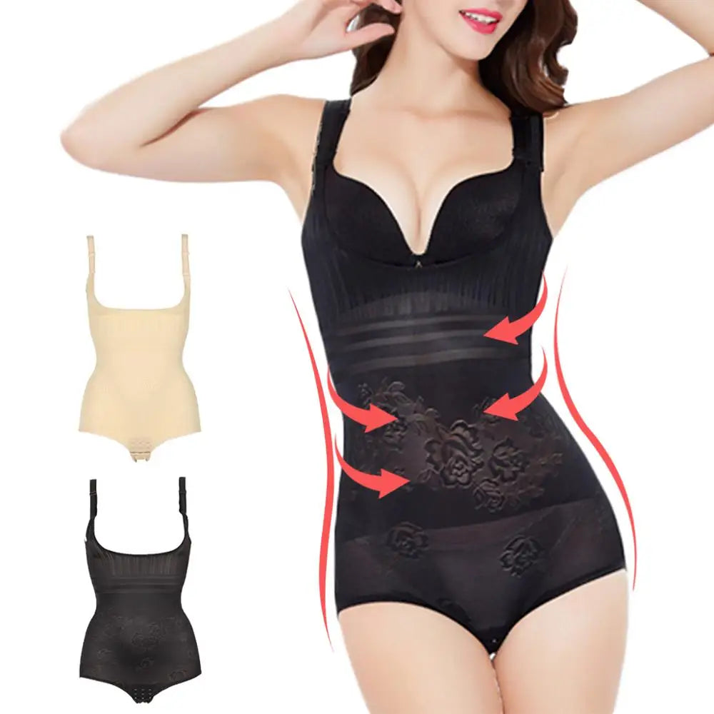 Women Shapewear Tummy Suit Slimming Underwear Bodysuit Body Shaper Waist Shapewear Postpartum Recovery Slimming Shaper