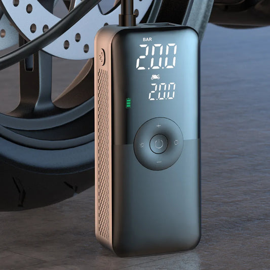 Portable Electric Inflator 150PSI Automotive Tire Compressor Intelligent Portable Electric Bicycle Inflator Automatic Deflation