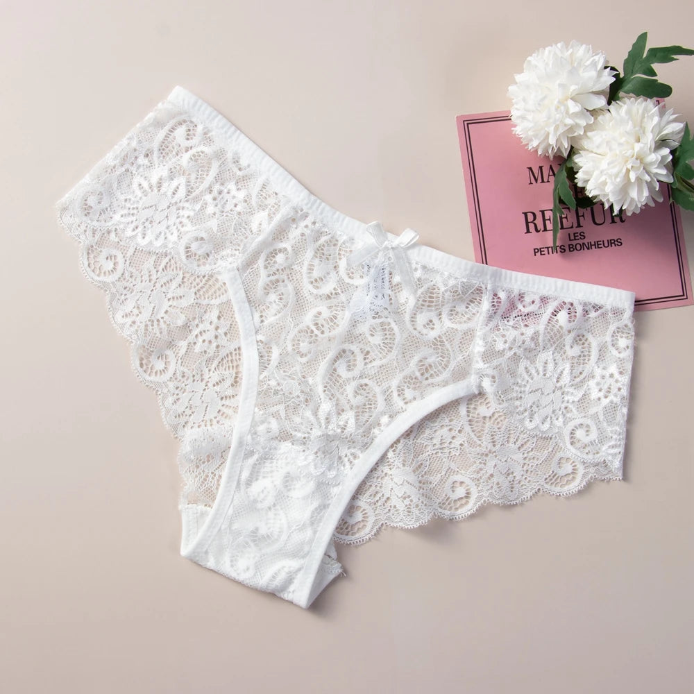 Plus Size S/XL Fashion High Quality Women's Panties Breathable Female Underwear Sexy Lace Lingerie
