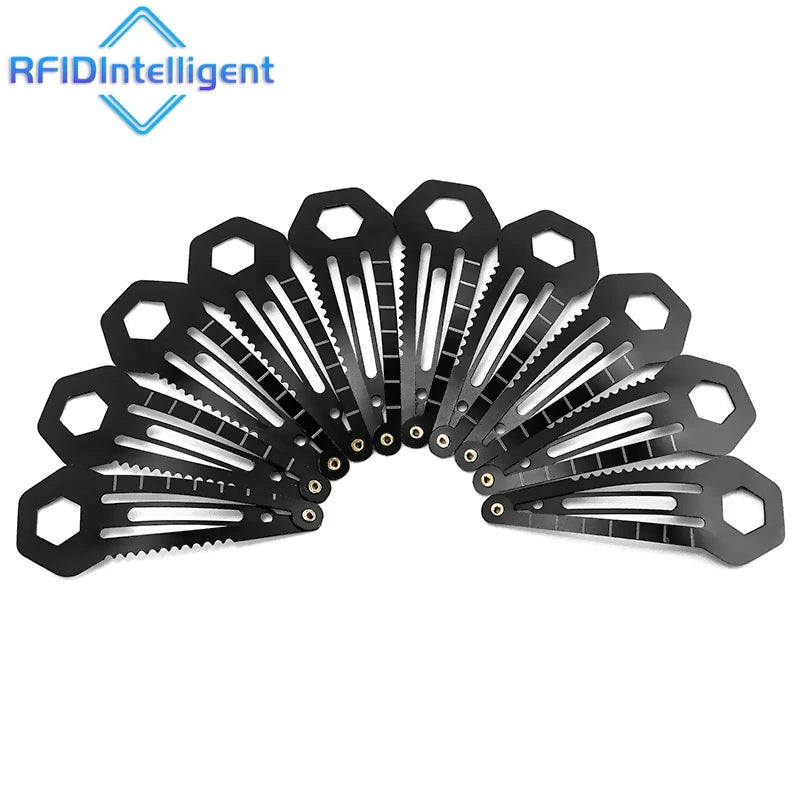 Outdoor Women's EDC Self Defence Weapons Multifunctional Stainless Steel Hair Clip Hairpin Personal Defense Keychain Tool