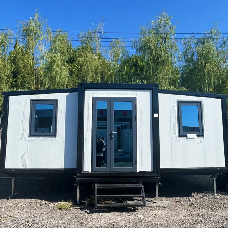 Hot Sale Prefab Luxury 3 Bedrooms Duplex Container House Best Steel Structure Folding Expandable Container House with Toilet