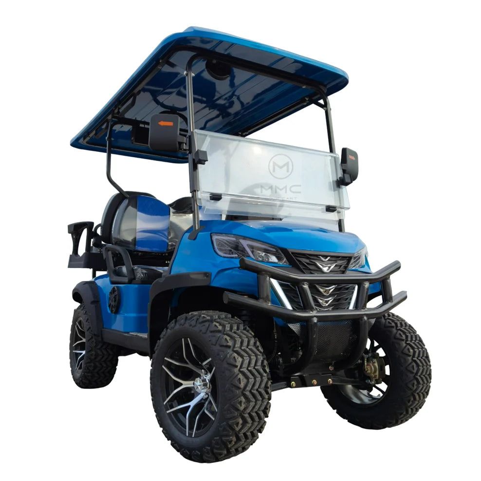 Wholesale Lithium Battery Golf Car 48V Adults Scooter Solar Panels Powered 4 6 Seater Offroad Beach Buggy Electric Golf Cart