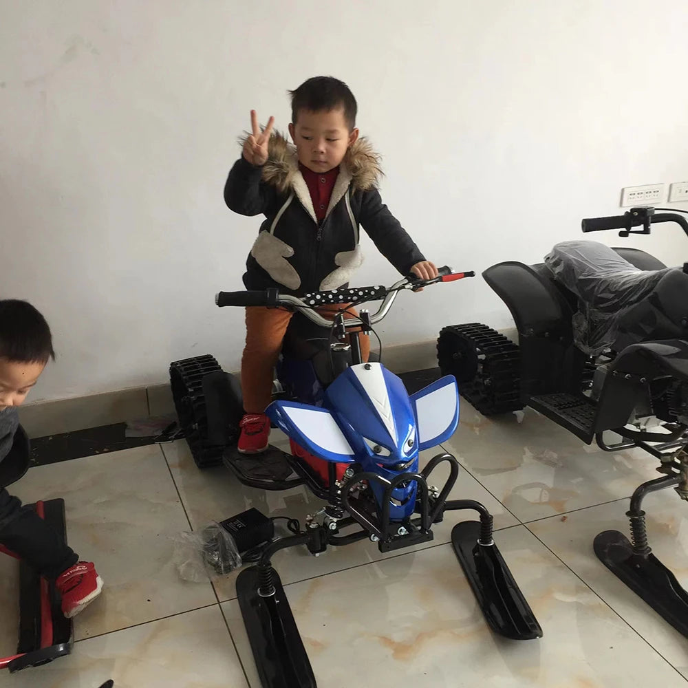 Kids Snowmobile Playground Snowmobile Ski Resort Small Electric Snowmobile For Sale