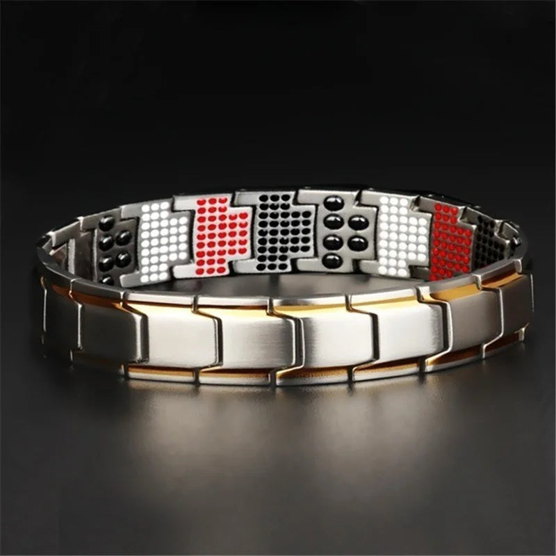 Men's Bracelets Energy Magnetic Bracelet Health Care Jewelry Gifts For Women Bracelets Bangle Weight Lose Slimming Products