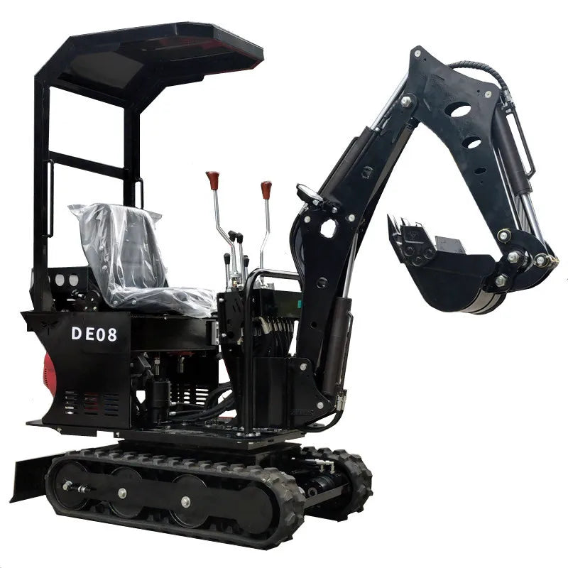 Fast delivery 800kg earth moving machinery garden mini crawler excavator factory shipment