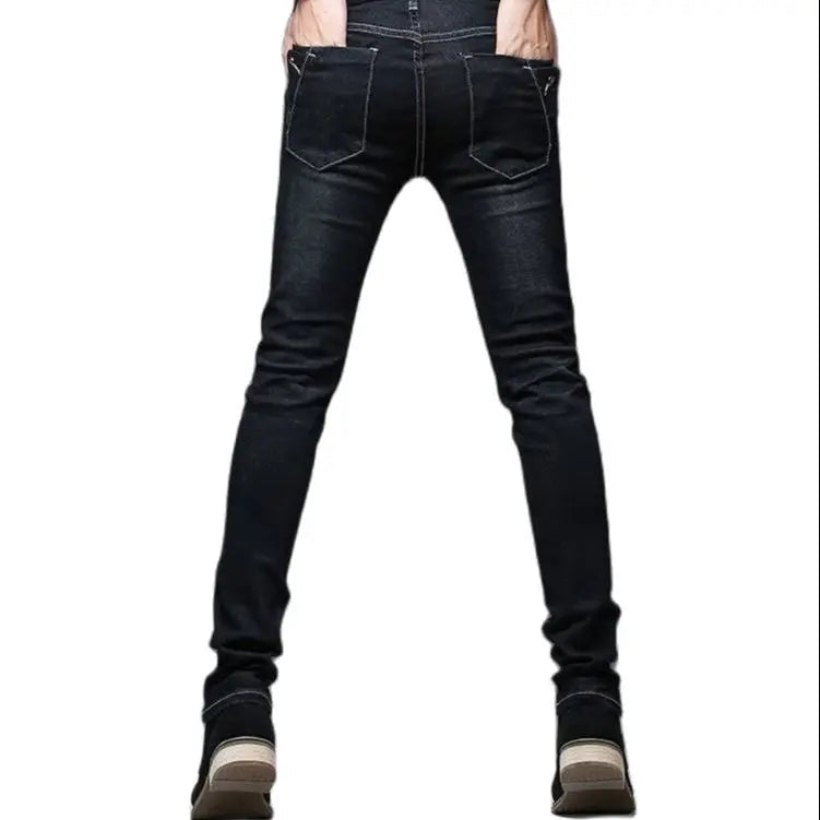 Batmo 2023 new arrival jeans men Fashion elasticity men's jeans high quality Comfortable Slim male cotton jeans pants,27-36.