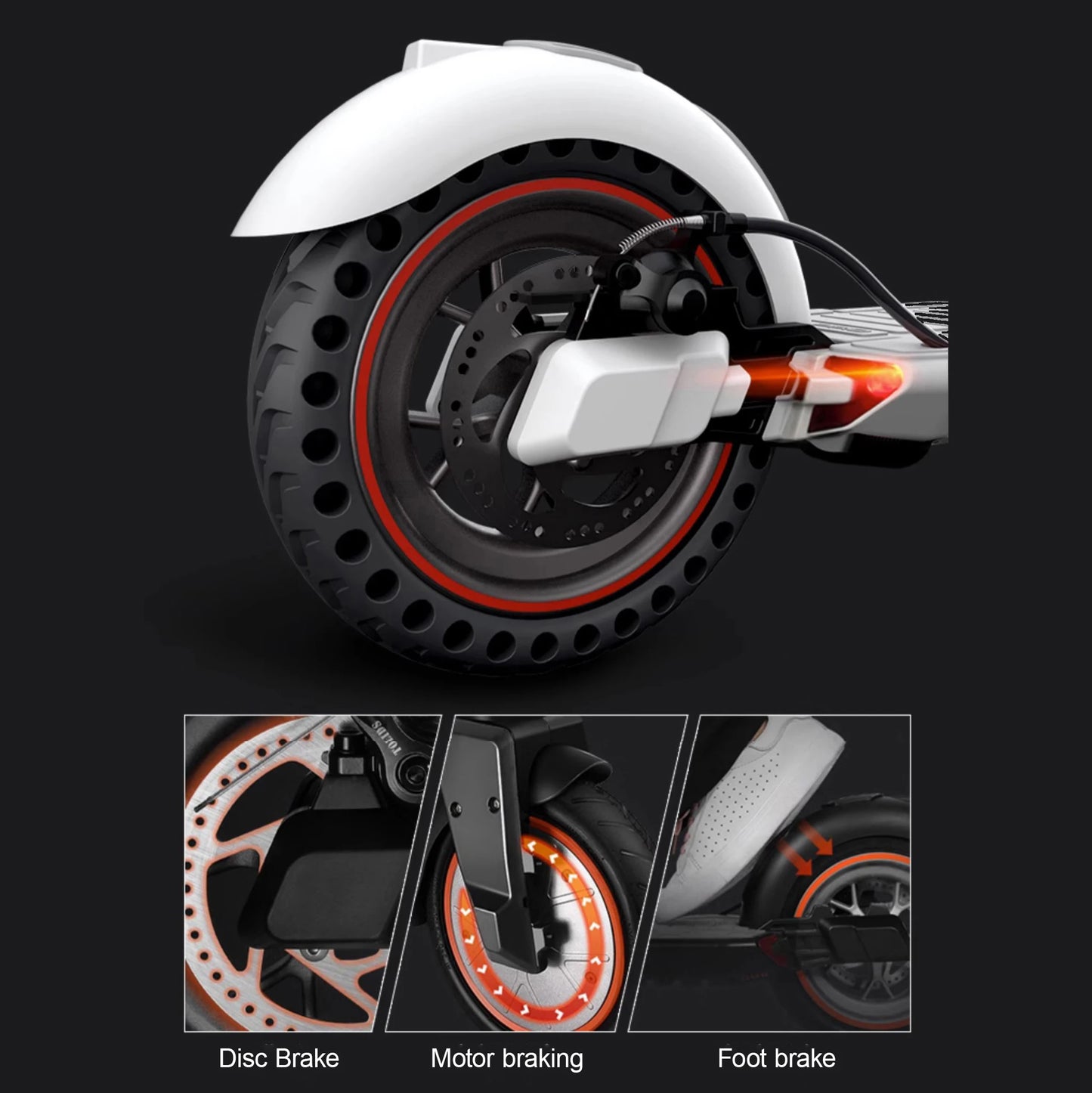 M2 Electric Scooter Electric Kick Scooter Escooter 10.AH 350W Powful Motor 25KM/H Super Speed 8.5Inch Soild Tire for Adults