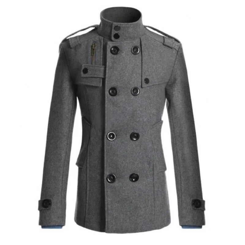 New Men's Coat Plus Size Men Coat Men's Slim-Fit Mid-Length Male Men's Clothing Trench Coat Men's Jackets