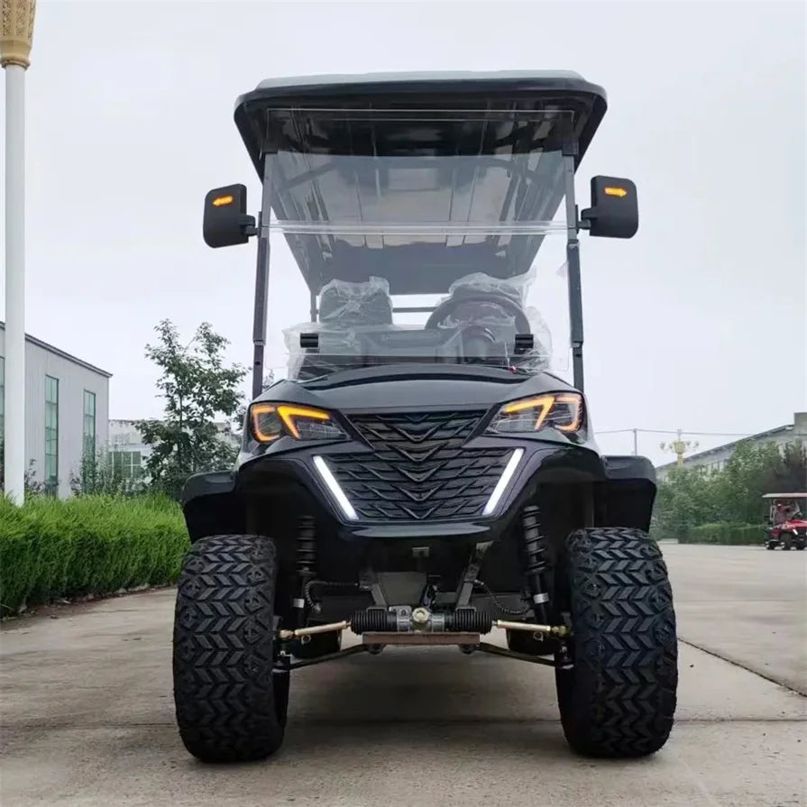 Best Price Lithium Battery Golf Car 48V Adults Scooter Solar Panels Powered 4 6 Seater Off Road Beach Buggy Electric Golf Cart