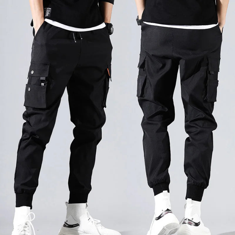 Male Sports Trousers Tactical Streetwear For Mens Jogging Black Cargo Pants Men Joggers Harajuku 2023 Spring Men's Clothing