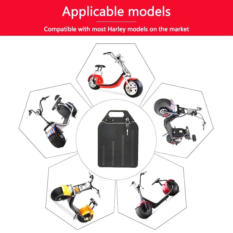 60V 20Ah 15Ah 10Ah  Battery Pack of Harley electric scooter for 350W-2000W Electric Scooter duty free