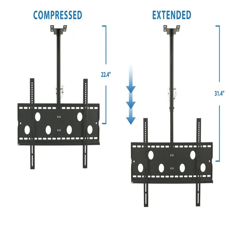 NEW tv stand Height Adjustable Ceiling TV Mount for 32” to  70” LED/LCD Flat Screen TVs