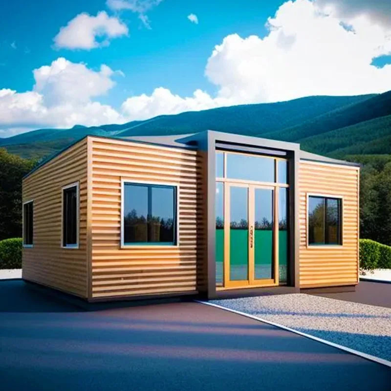 Ready Made 3 Bedroom Prefabricated House Prefab Modular Homes Expandable Container House Folding House with Toilet for Motel