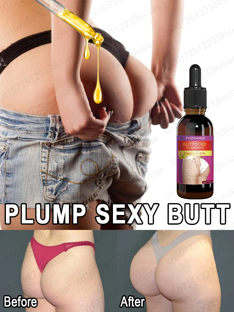 Women's Big Butt Enlargement Essence, improves butt growth, increases body fullness, sexy body care