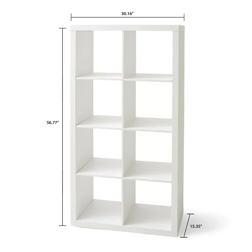 Particle Board, Medium Density Fiberboard,Living Room Cabinets 8-Cube Storage Organizer