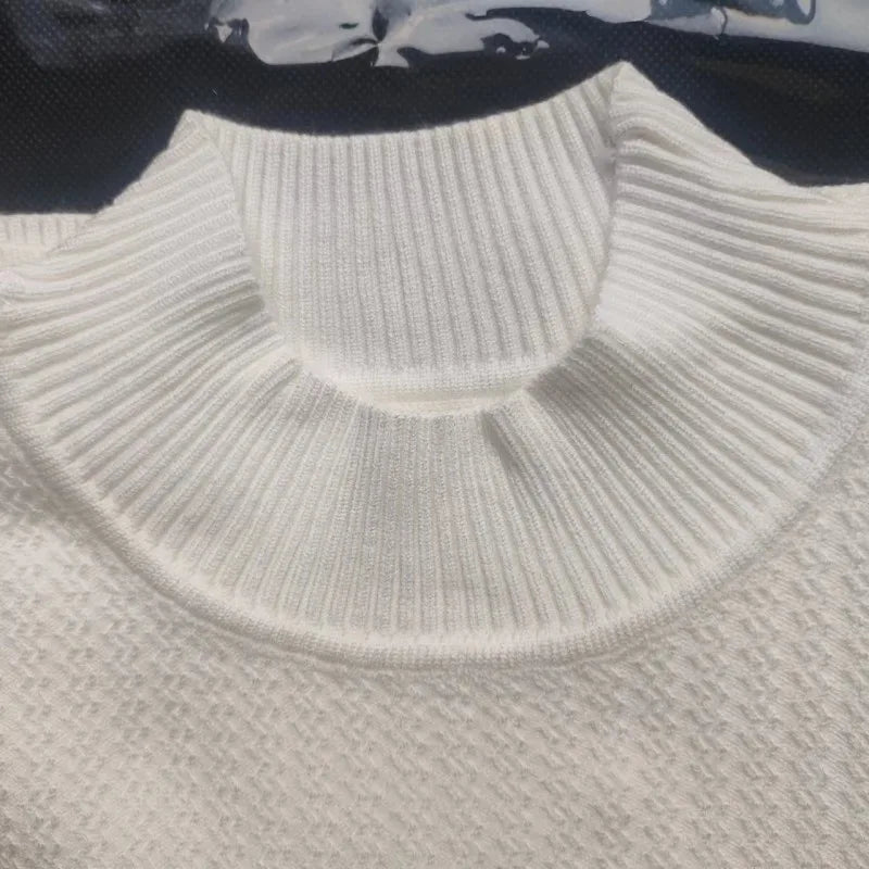 Ropa Hombre Autumn Winter New Turtleneck Sweaters For Men Korean Luxury Men's Clothing Slim Fit Casual Pull Homme Pullovers 4XL