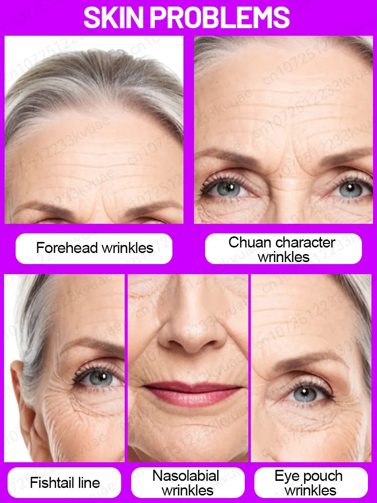 Anti-aging serum Reduce wrinkles Moisturizing Lift sagging skin Care for natural skin Improve collagen Restore skin barrier